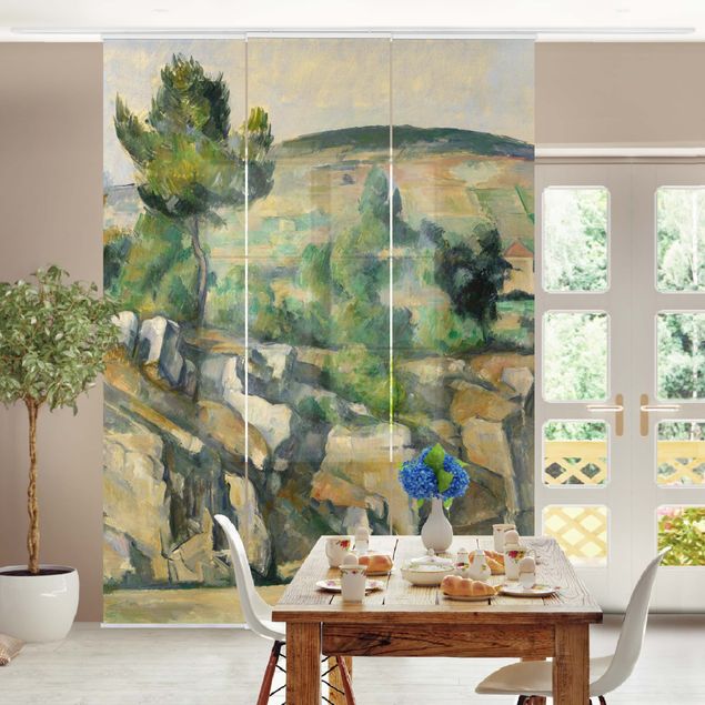 Wanddeko Küche Paul Cézanne - Hügelige Landschaft