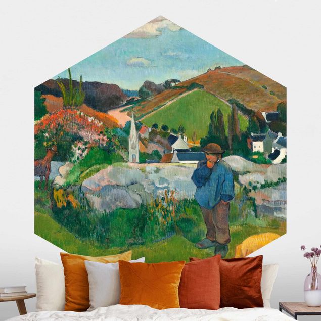 Wanddeko bunt Paul Gauguin - Der Schweinehirt