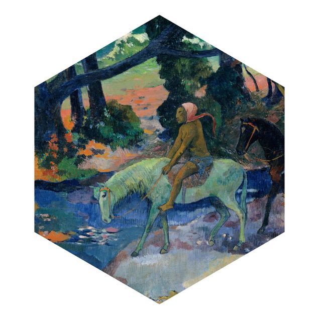 Wanddeko Esszimmer Paul Gauguin - Die Flucht