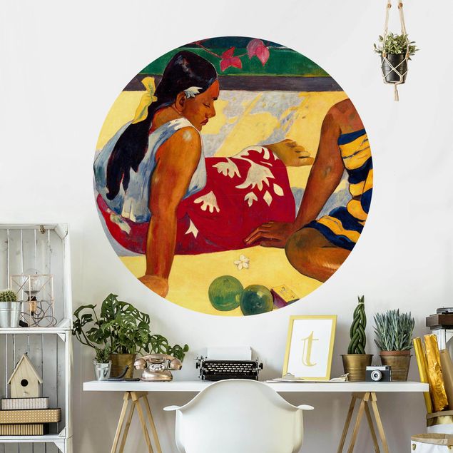 Wanddeko Wohnzimmer Paul Gauguin - Frauen von Tahiti