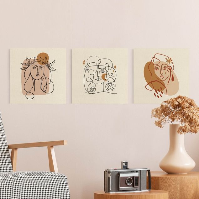 Wanddeko Büro Picasso Interpretation - Die Musen
