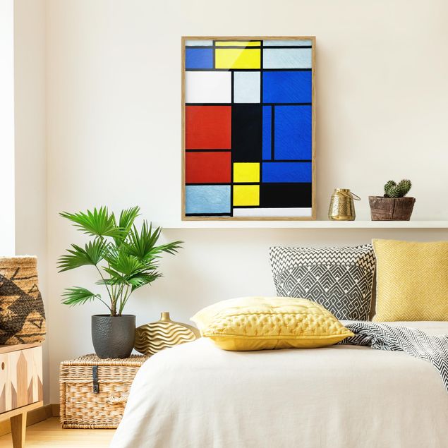 Wanddeko Schlafzimmer Piet Mondrian - Tableau No. 1