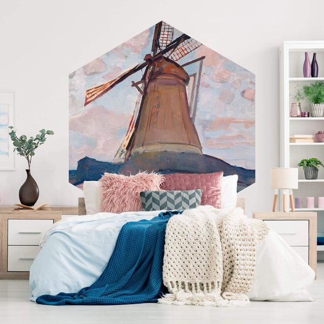 Wanddeko Flur Piet Mondrian - Windmühle