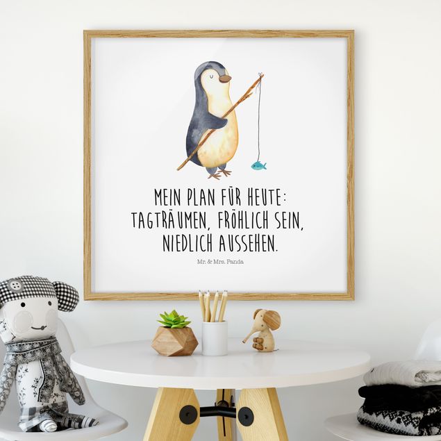 Wanddeko Schlafzimmer Mr. & Mrs. Panda - Pinguin - Tagträumen