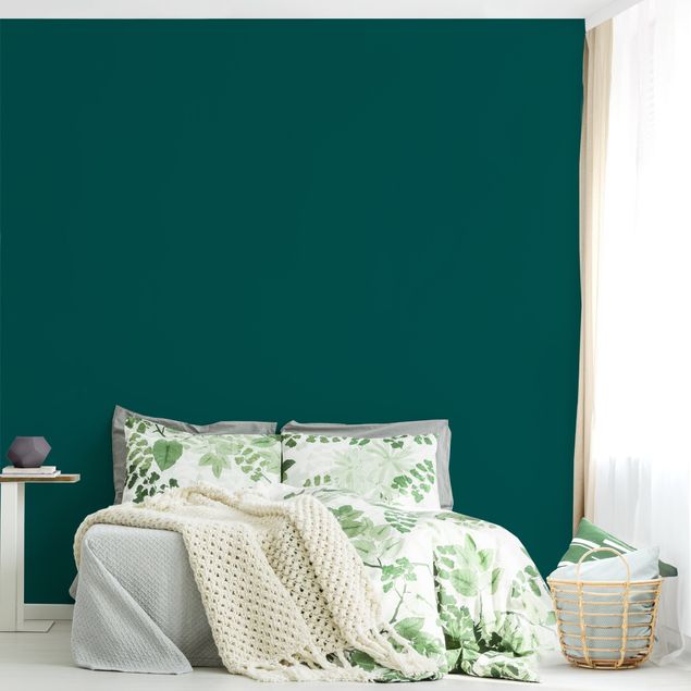 Wanddeko Wohnzimmer Piniengrün