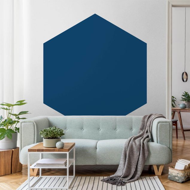 Wanddeko Esszimmer Preussisch-Blau