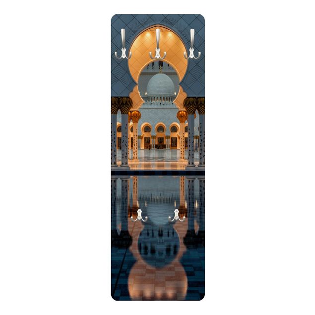 Wanddeko orange Reflexionen in der Moschee