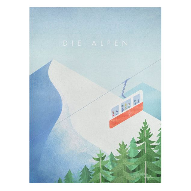 Wandbilder Schweiz Reiseposter - Alpen