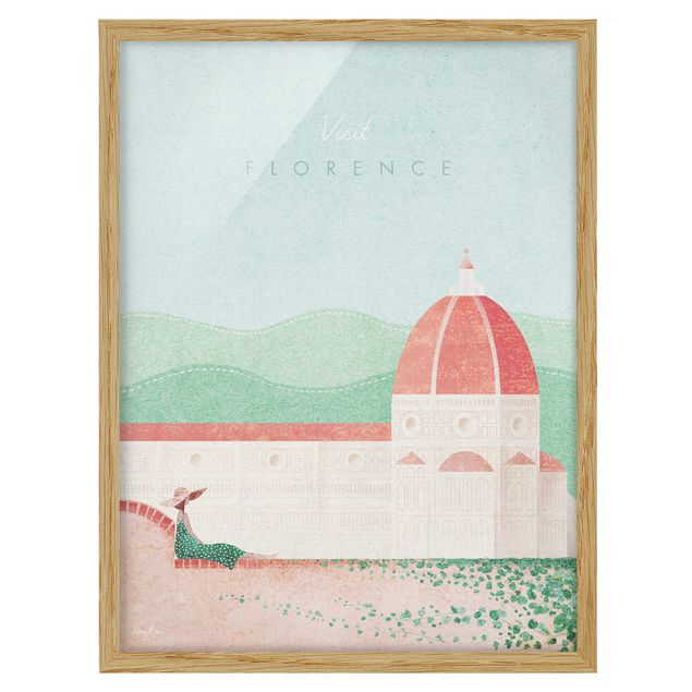 Wanddeko Flur Reiseposter - Florence
