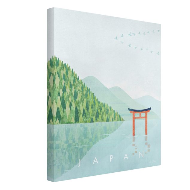 Wanddeko Wohnzimmer Reiseposter - Japan Torii