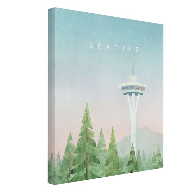 Wanddeko Flur Reiseposter - Seattle