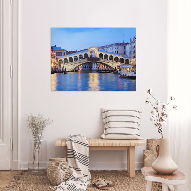 Wohndeko Architektur Rialtobrücke in Venedig