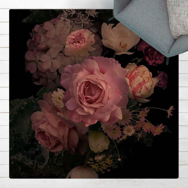 Wanddeko Schlafzimmer Rosentraum Bouquet