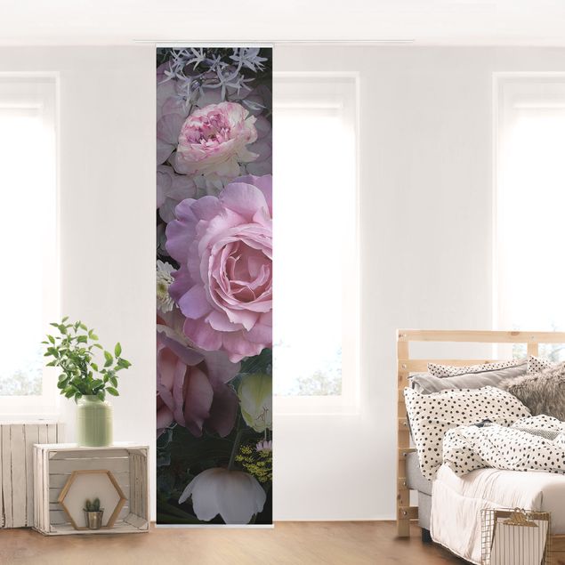 Wanddeko Wohnzimmer Rosentraum Bouquet