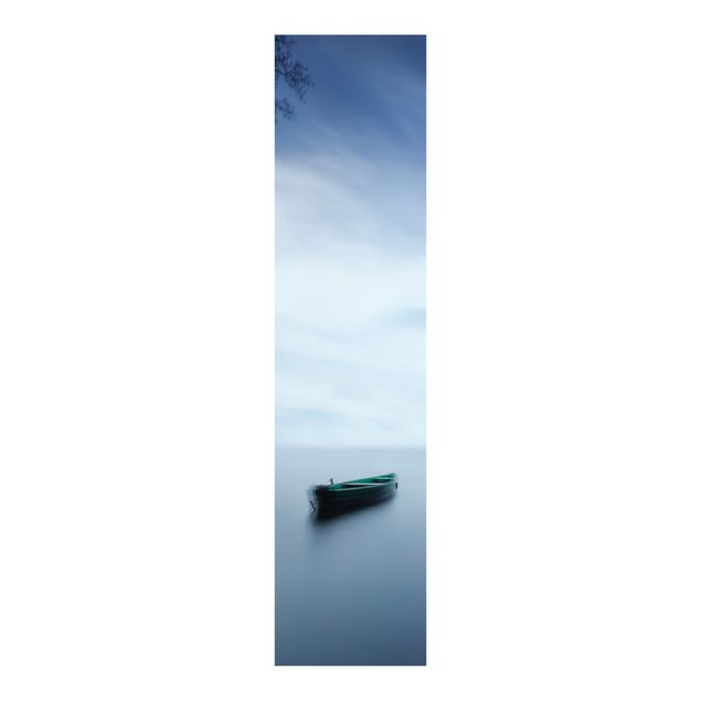 Wanddeko blau Ruhe auf dem See