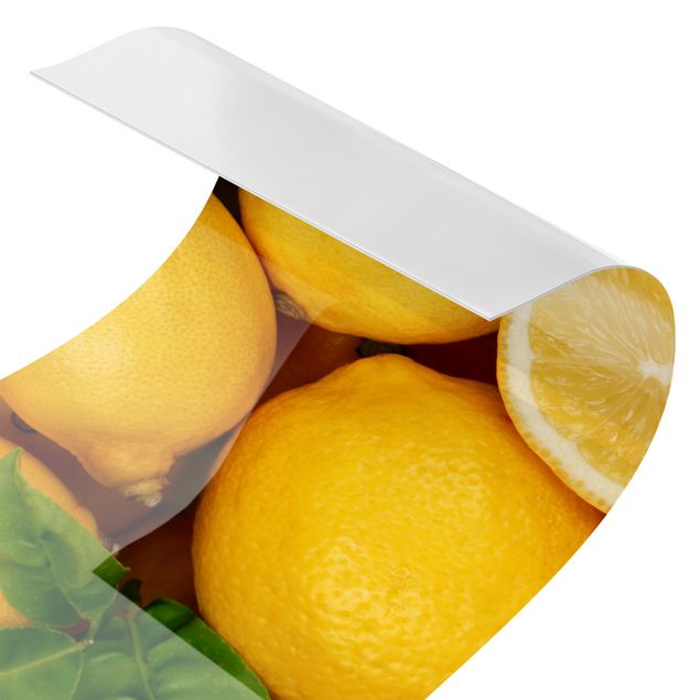 Küchenrückwand selbstklebend Saftige Zitronen