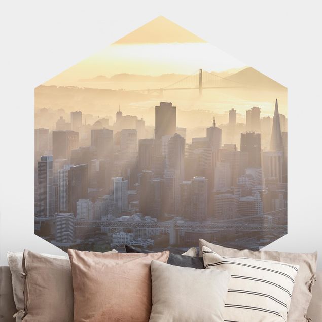 Deko Architektur San Francisco im Morgengrauen