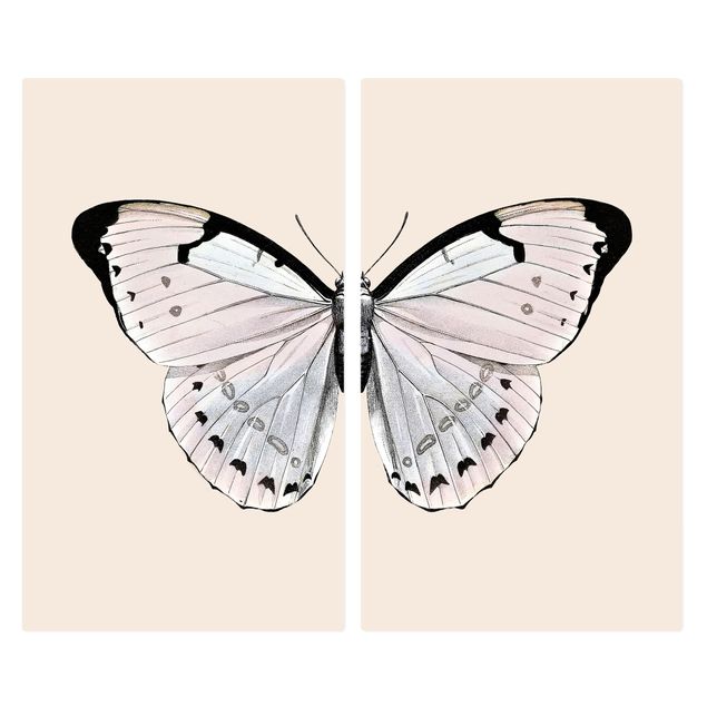 Deko Schmetterlinge Schmetterling auf Beige