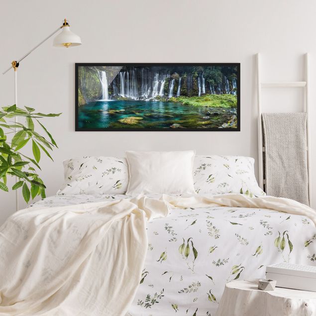 Wanddeko Schlafzimmer Shiraito Wasserfall