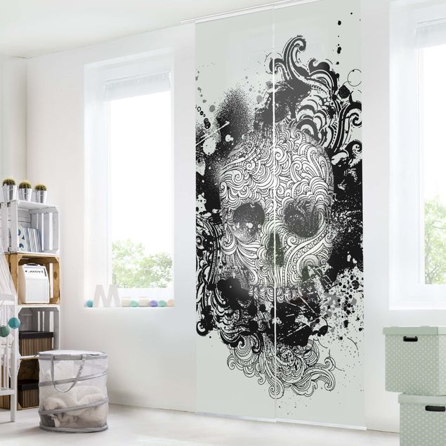 Wanddeko Wohnzimmer Skull
