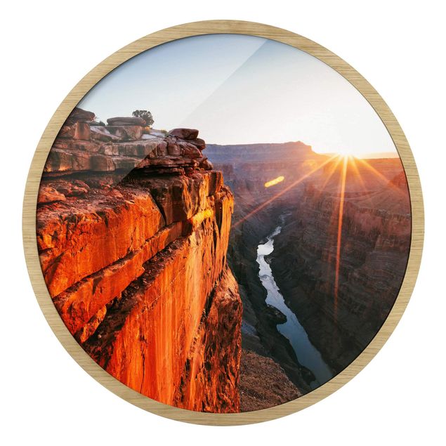 Wohndeko Amerika Sonne im Grand Canyon