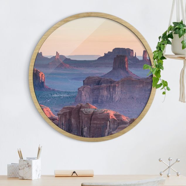 Wanddeko Wohnzimmer Sonnenaufgang in Arizona