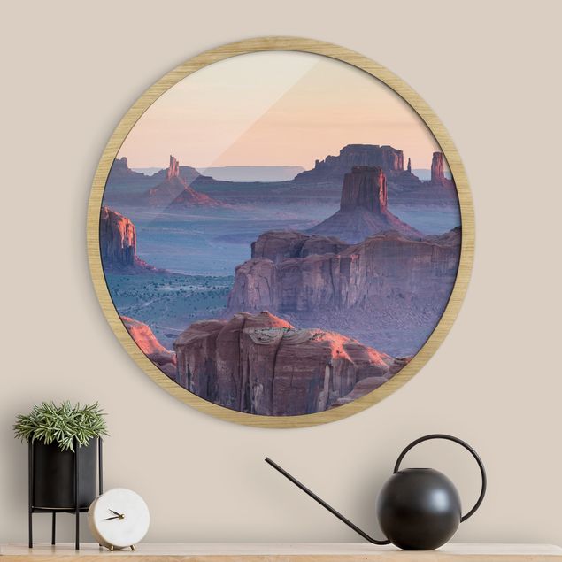 Wanddeko Büro Sonnenaufgang in Arizona