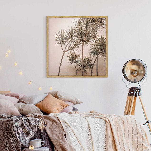 Wanddeko Schlafzimmer Sonnengeküsste Palmen