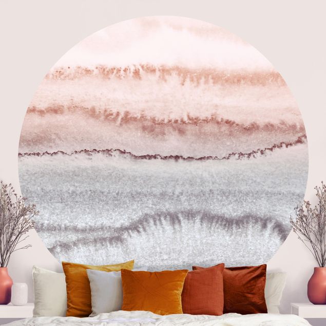 Wanddeko Schlafzimmer Spiel der Farben Meeresrauschen im Nebel