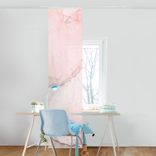 Wanddeko Wohnzimmer Spiel der Farben Pastell Zuckerwatte