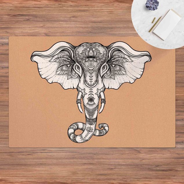 Wanddeko Schlafzimmer Spiritueller Indischer Elefant