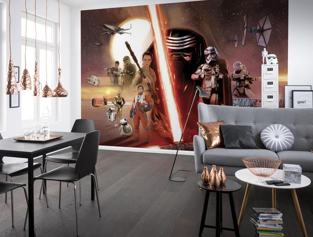 Wanddeko Büro Star Wars - Kylo Ren Collage