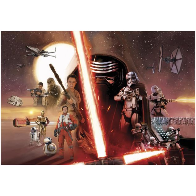 Deko Kinderzimmer Star Wars - Kylo Ren Collage