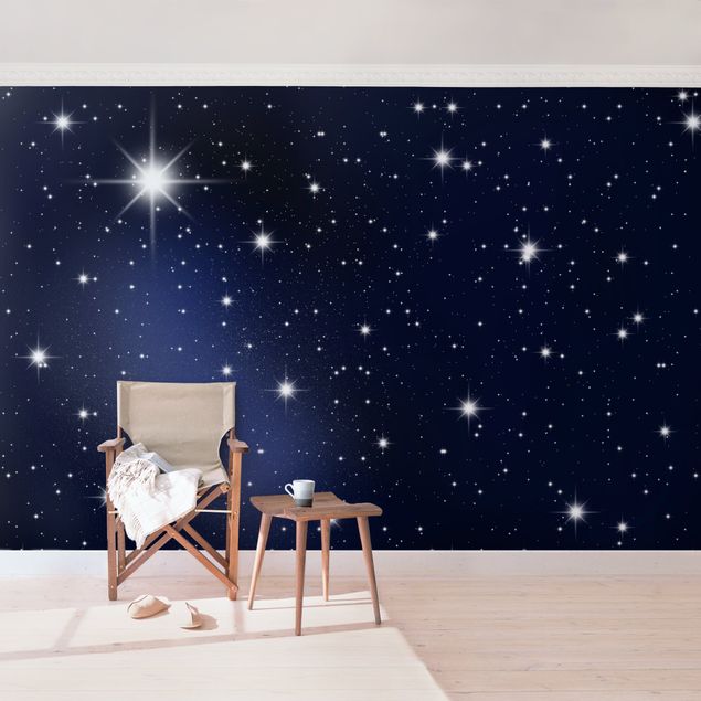 Wanddeko Wohnzimmer Stars