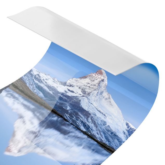 Deko Landschaftspanorama Stellisee vor dem Matterhorn