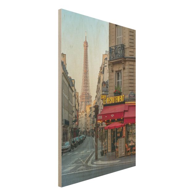 Wanddeko Architektur Straße von Paris