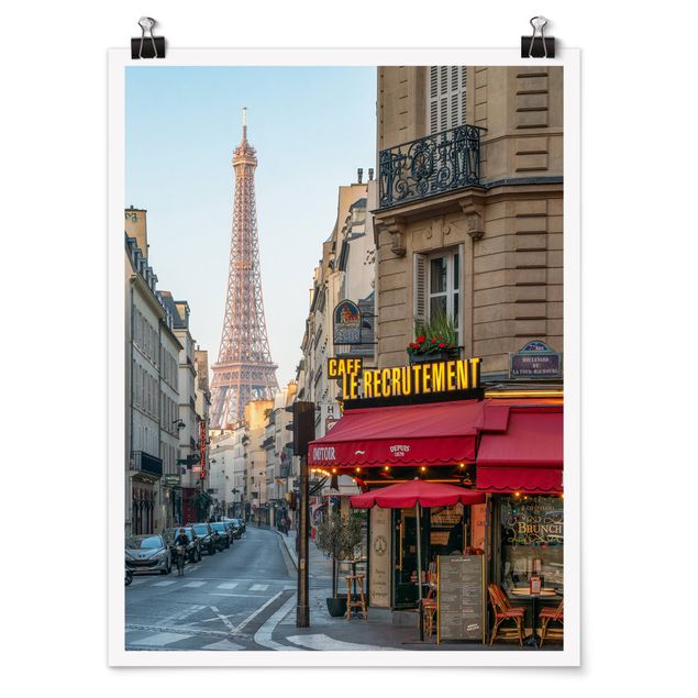 Wanddeko Flur Straße von Paris