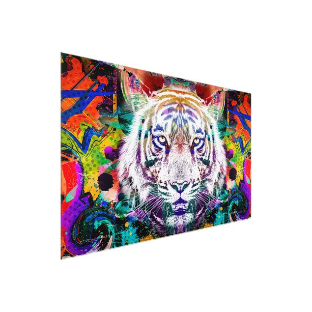 Wandbilder Tiger Street Art Tiger