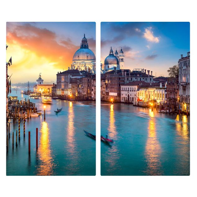 Wanddeko Skylines Sunset in Venice