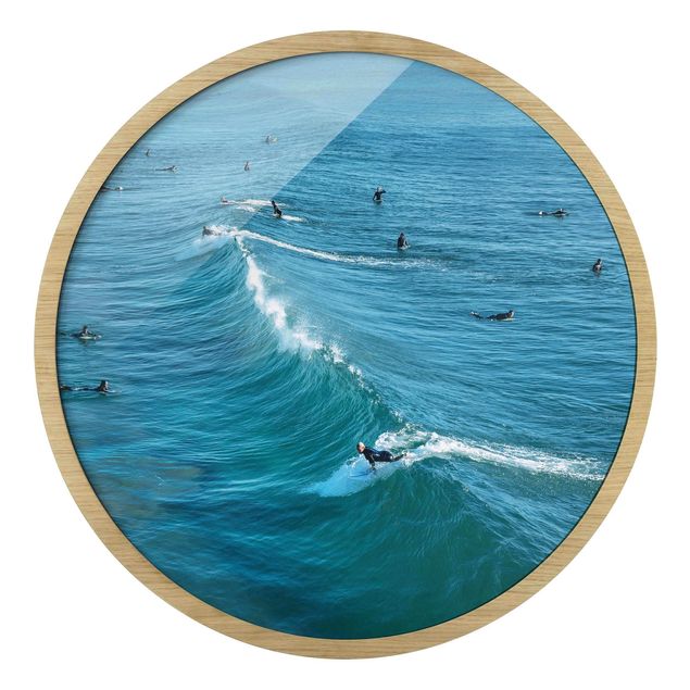 Wanddeko Flur Surfer am Huntington Beach