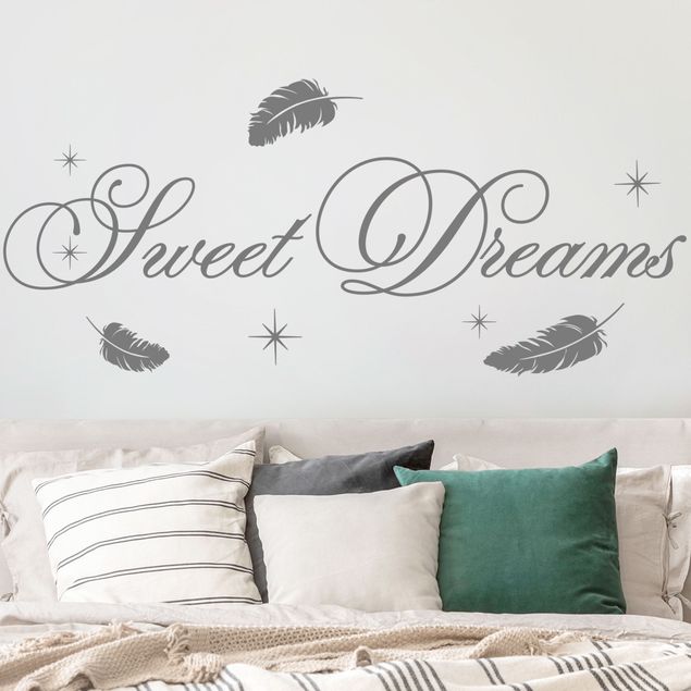 Kinderzimmer Deko Sweet Dreams Federn und Sterne