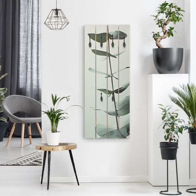Wanddeko Büro Symmetrischer Eukalyptuszweig