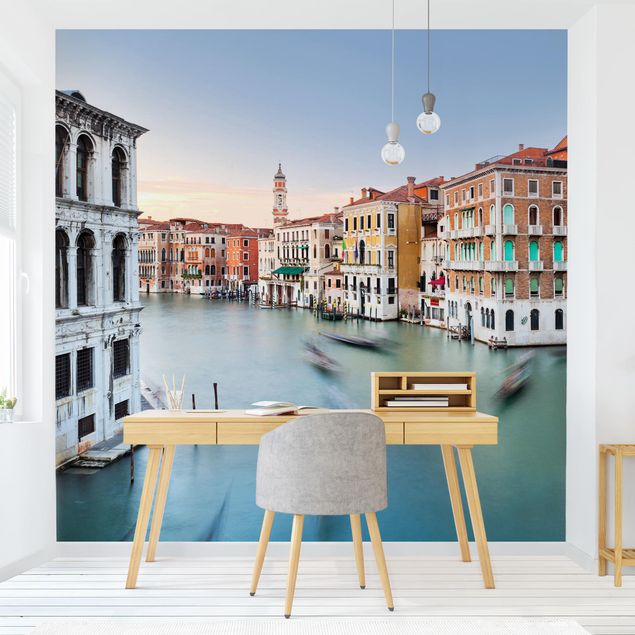 Küchen Deko Canale Grande Blick von der Rialtobrücke Venedig