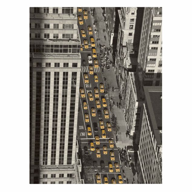 Wanddeko Flur Taxiverkehr in Manhattan