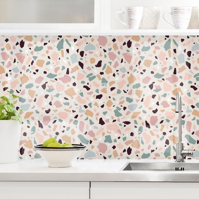 Küchenrückwand - Terrazzo Muster Napoli II