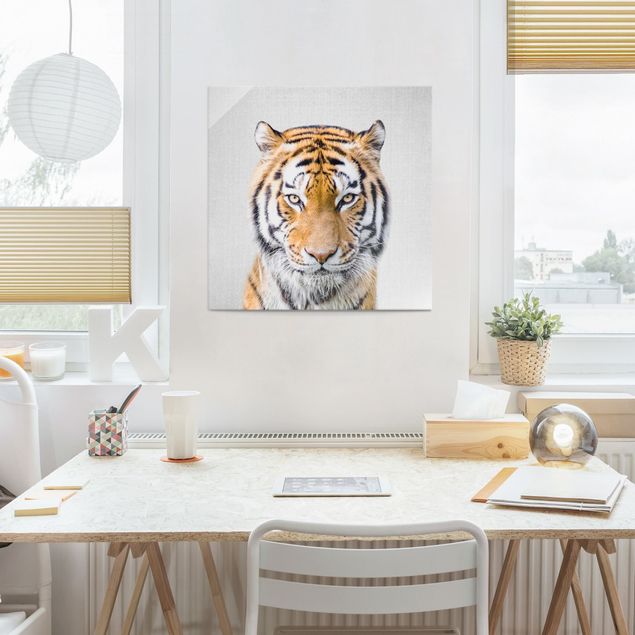 Wanddeko Büro Tiger Tiago