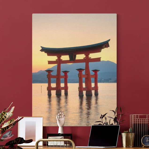 Leinwand Asien Torii am Itsukushima