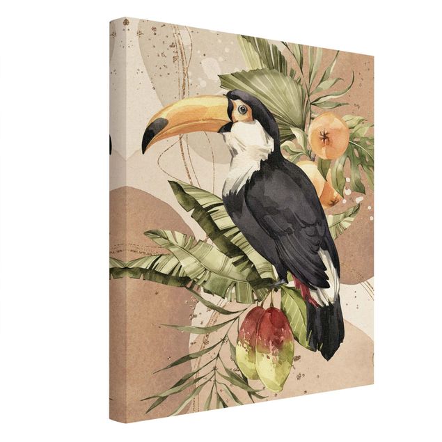 Wanddeko Jugendzimmer Tropische Vögel - Tukan