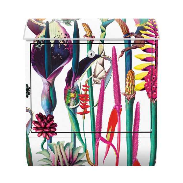Deko Blumen Tropisches Luxus Muster XXL