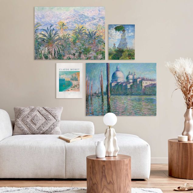 Wanddeko Wohnzimmer Urlaub mit Monet